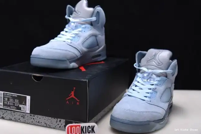 1st Kicks Shoes Retro Air (W) Bluebird Jordan DD9336-400 5 0521